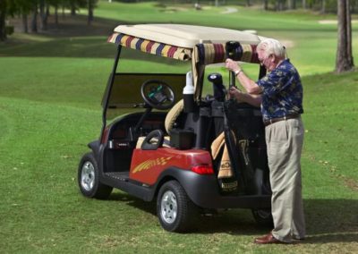 secure your golf cart on the golf course with Cart Key