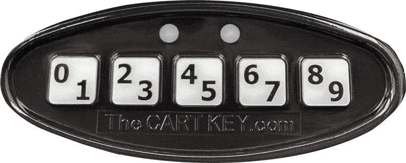 cart key key pad animated