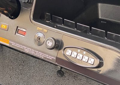 Deter golf cart theft with an electronic keypad