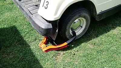 Golf Cart wheel lock boot